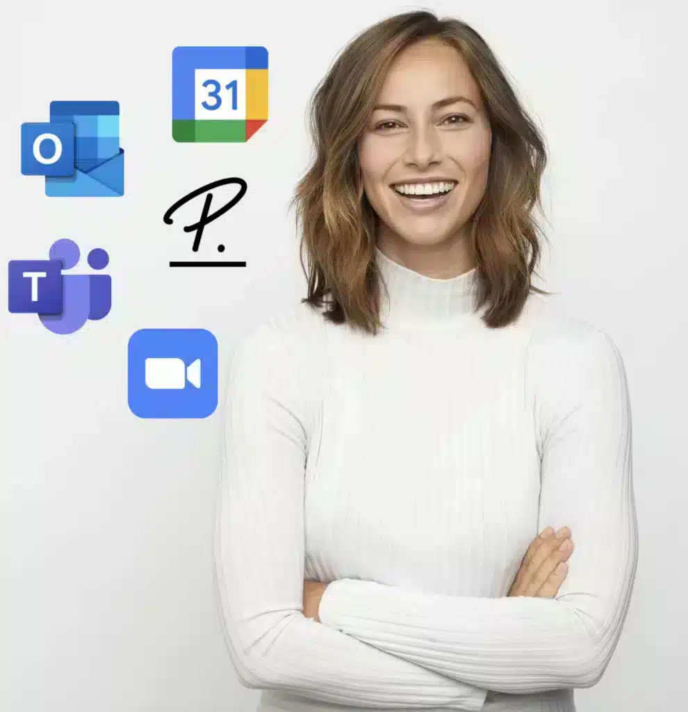 LIZ Smart Office | smart office | Frau mit Integrationen