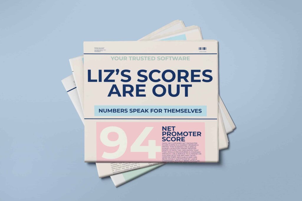 LIZ's NPS Score of 94