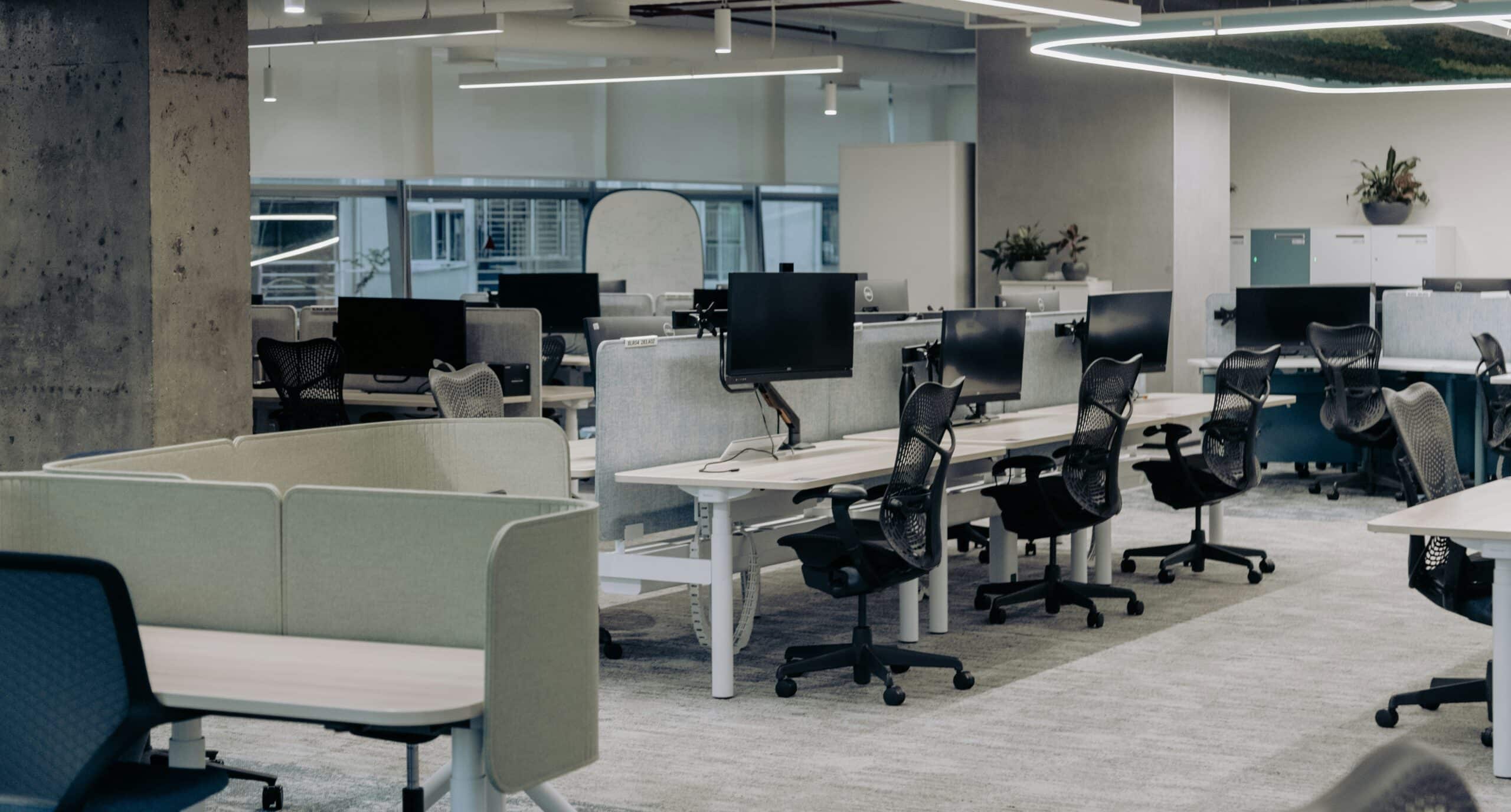 Empty modern office