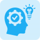 Icon für Workplace Analytics und intelligente Büroflächenauswertung mit Smart Office Sensorik.